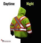Men's Hi-Viz Class 3 Zip Hoodie Sweatshirt