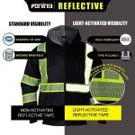 Men's High Visibility ANSI Class 3 Fleece Hoodie