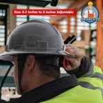 Carbon Fiber Hard Hat with Adjustable Ratchet Suspension