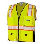 Heavy Duty Reflective Safety Vest - Black Series
