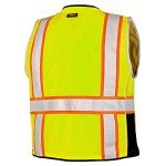 Heavy Duty Reflective Safety Vest - Black Series