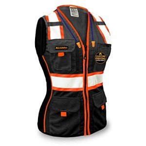 Women's Black Widow Safety Vest - 9 Pockets