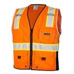 Kishigo Heavy Duty Reflective Safety Vest, Orange