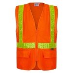 Hi-Vis LED Safety Vest with Pockets - XL
