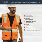 Kishigo Heavy Duty Reflective Safety Vest, Orange