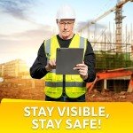 10-Pack Reflective Safety Vests for All Sizes