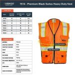 Kishigo Heavy Duty Reflective Safety Vest, Orange