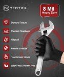 NEOTRIL Heavy Duty 8 Mil Disposable Gloves 50 Pack