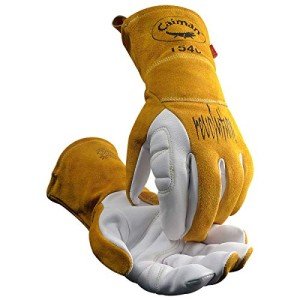 Caiman Premium Goat Grain Welding Gloves - Large