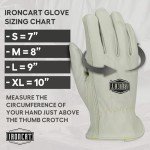 Kidskin TIG Welding Gloves with Gold Cuff