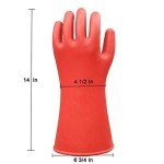 High Voltage Insulated Rubber Gloves for Electricians