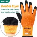 Kebada T1 Insulated Waterproof Winter Work Gloves