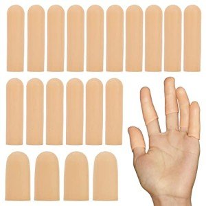 Silicone Finger Protectors for Dry Skin Relief (20pcs)