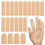 Silicone Finger Protectors for Dry Skin Relief (20pcs)