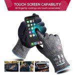 Extreme Protection Cut-Resistant Gloves, Touchscreen Friendly