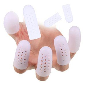Silicone Finger Protectors - 20 Pack, White