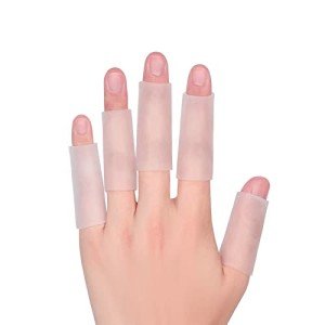20 PCS Gel Finger Sleeve Protectors for Pain Relief