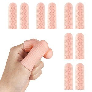 12 PCS Gel Finger Protectors for Outdoor Safety