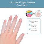 20 PCS Gel Finger Sleeve Protectors for Pain Relief