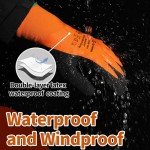 FreezeGuard Winter Work Gloves - 2 Pairs