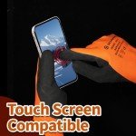 FreezeGuard Winter Work Gloves - 2 Pairs