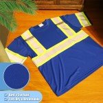 High Visibility Reflective Safety T-Shirt - 12 Pack