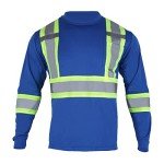 Reflective High Visibility Long Sleeve Safety Shirt