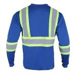 Reflective High Visibility Long Sleeve Safety Shirt