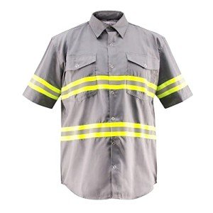 High Visibility Reflective Short Sleeve Work Shirt