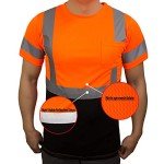 Hi-Viz Class 3 Moisture-Wicking T-Shirt - Orange