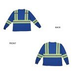 Reflective High Visibility Long Sleeve Safety Shirt