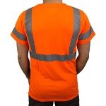 Hi-Viz Class 3 Moisture-Wicking T-Shirt - Orange
