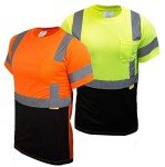 Hi-Viz Class 3 Moisture-Wicking T-Shirt - Orange