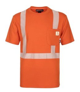 Hi-Vis Flame Resistant Short Sleeve Safety Shirt