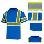 VENDACE 3-Pack High Visibility Safety Shirts - Men