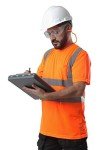 High Visibility Short Sleeve Safety Shirt - Orange