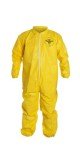 Chemical Resistant Coverall - Tychem 2000, Yellow, XL