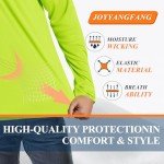 High Visibility Long Sleeve Safety T-Shirts - 6 Pack