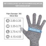 Cut Resistant Level 5 Gloves for Kitchen Safety