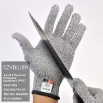 Cut Resistant Level 5 Gloves for Kitchen Safety
