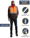 High Visibility Men's Safety Vest - Orange