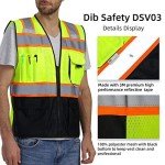 High Visibility Reflective Safety Vest with Pockets