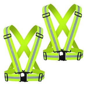 High Visibility Reflective Vests for Running & Cycling