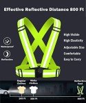 High Visibility Reflective Vests for Running & Cycling