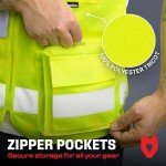 NoCry Reflective Safety Vest with Phone Pocket
