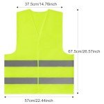 Kepairtia 10-Pack High Visibility Safety Vests