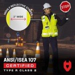 NoCry Reflective Safety Vest with Phone Pocket