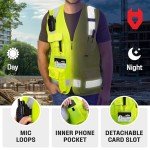 NoCry Reflective Safety Vest with Phone Pocket