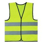 10 Pack Kids Reflective Safety Vests - Neon Green