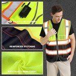 Custom High-Visibility Safety Vest with Pockets